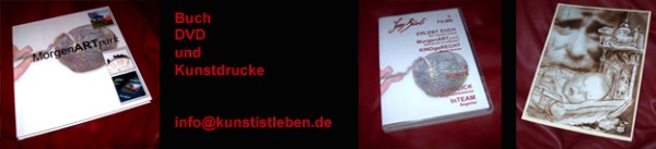 DVD, Buch und Kunstdrucke im Eigenverlag